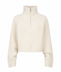 Aspen Zip-Neck Knit Sweater