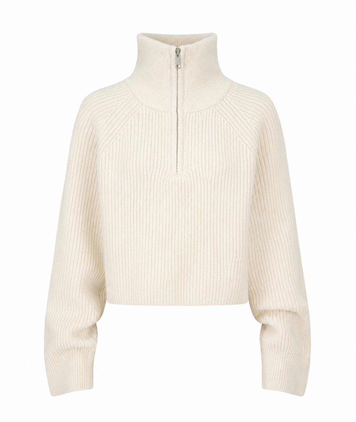 Aspen Zip-Neck Knit Sweater