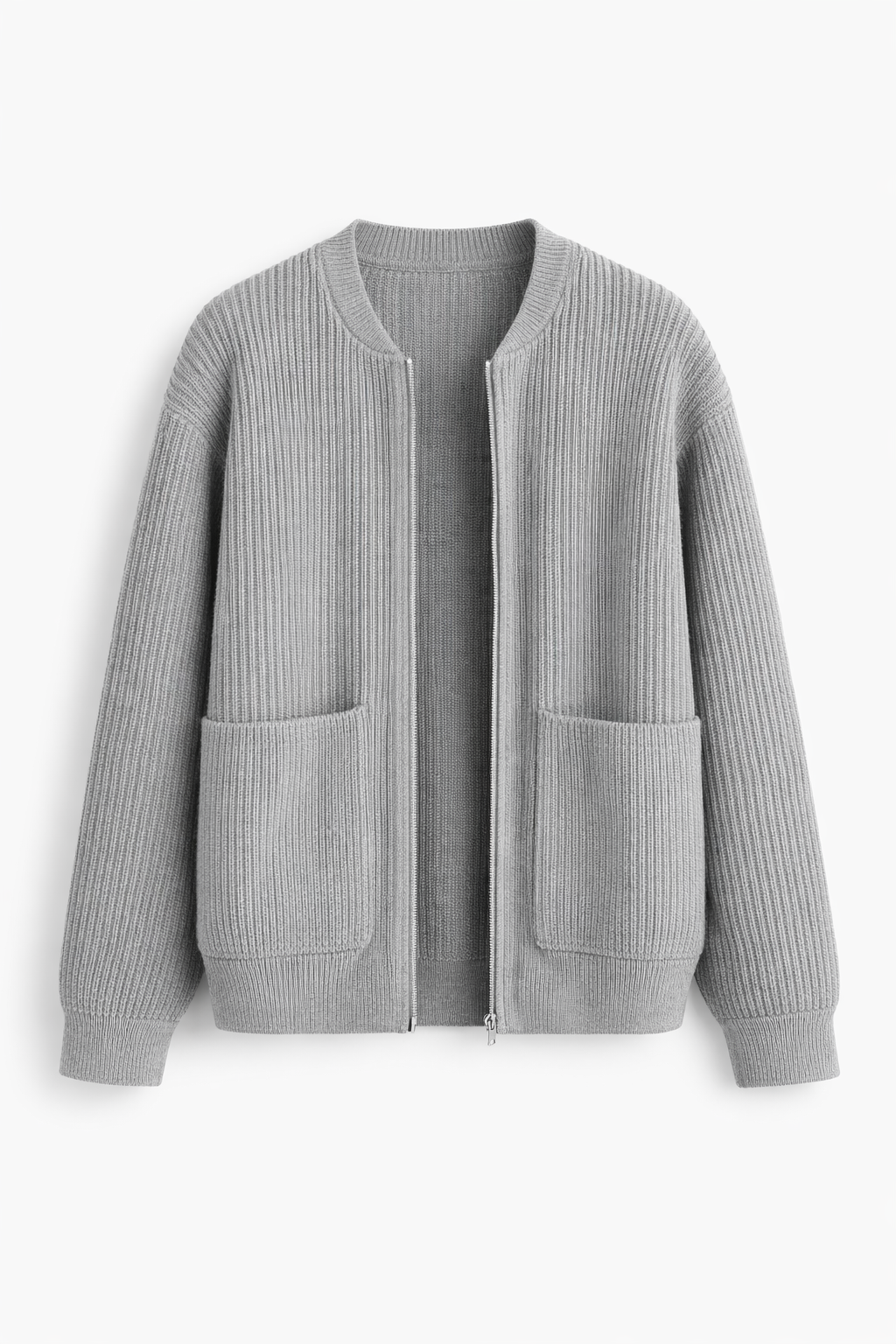 Milano Knit Zip Cardigan