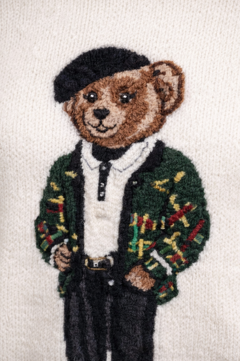 Gentleman Bear Knit Sweater