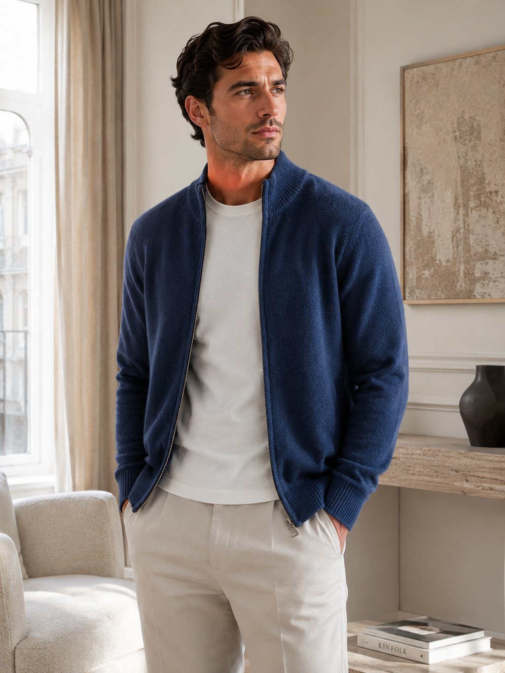 Foundry Wool Zip Vest