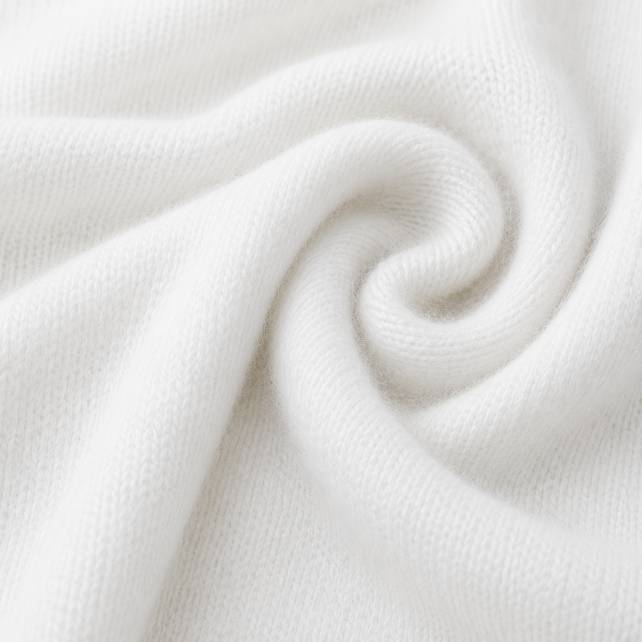Luna Cable Knit Coltrui in Wit - Detail kabelstructuur