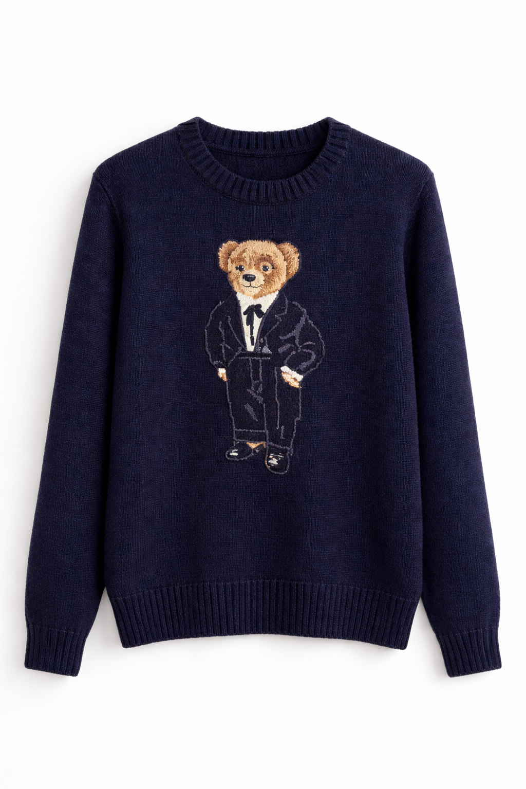Gentleman Bear Knit Sweater