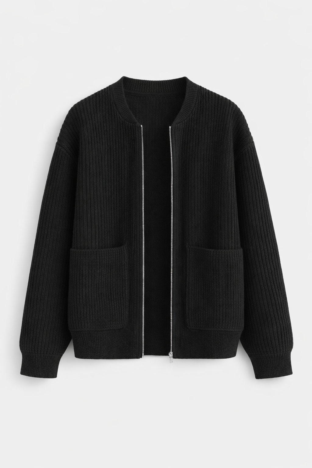 Milano Knit Zip Cardigan