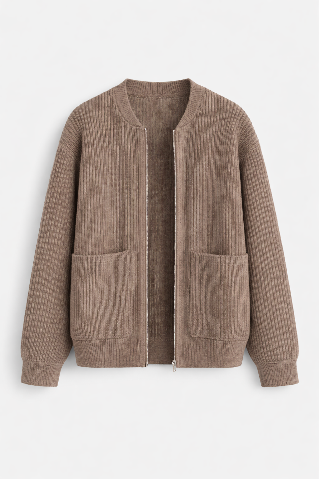 Milano Knit Zip Cardigan